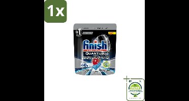 1 x Finish – Vaatwastabletten – Quantum Ultimate Ontvetter – 40 Capsules - Vaatwastabletten - Vaatwassertabletten - Ontvetter - Glans - Reiniging