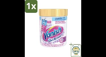 1 x Vanish Oxi Action - Vlekkenverwijderaar - Wasbooster - Zonder Bleek - Witte Was - 530 Gram- Witte Was - Vlekkenverwijderaar - Wasbooster - Bleekvrije Was - Witte Kleding
