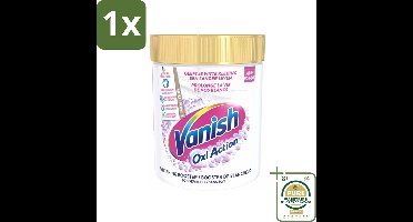 1 x Vanish Oxi Action - Vlekkenverwijderaar Poeder - Zonder Bleek - Witte Was - 550 Gram- Witte Was - Vlekkenverwijderaar - Bleekvrije Was - Witte Kleding - Geurverwijderaar