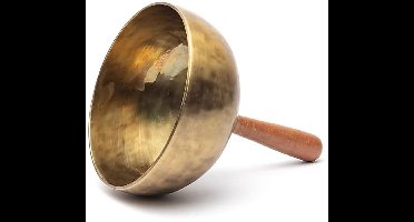 Klankschaal met handgreep Nada Yoga - ±18-19 cm ±1000-1150 gram