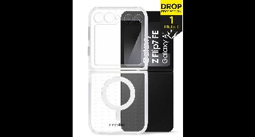 Mobilize Doorzichtig Hoesje geschikt voor Samsung Galaxy Z Flip 7 FE MagSafe Telefoonhoesje Hardcase | Mobilize Naked Protection Backcover Shockproof | Geschikt voor MagSafe | Geschikt voor Draadloos Opladen met Magnetische Ring | Geschikt voor