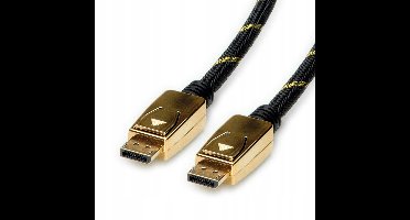 ROLINE GOLD DisplayPort kabel DP v1.2 M/M, 10m - Hoge Kwaliteit