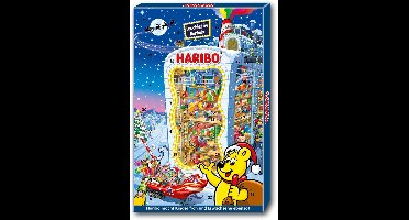 Haribo adventskalender 2025 - 24 mini-zakjes snoep - 300 g