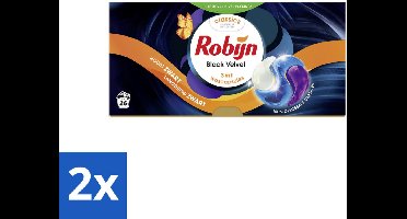 Robijn – 3-in-1 Wascapsules – Black Velvet - 26 Capsules - Voordeelverpakking - 2 stuks
