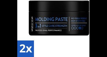 SYOSS - Molding Paste 100 ml - Haarpaste - Langdurige Styling - 100ml - Voordeelverpakking - 2 stuks