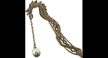 Boekenlegger - Draak - Glow in the Dark - Goud