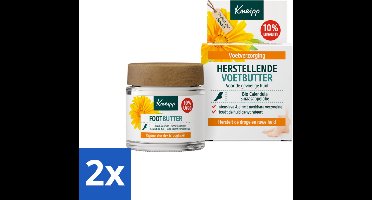 2 x Kneipp - Voetbutter - Calendula - Met citrusgeur - 100 ml - Voetencreme - Droge Voeten - Eelt - Voetzorg - Calendula