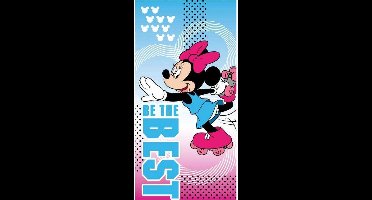 Disney Minnie Mouse - Handdoek - 140 x 70 cm. - Strandlaken - Be the Best