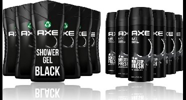 Axe Black - Douchegel (6 x 250 ml) en Deodorant (6 x 150 ml)