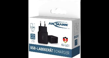 Ansmann Home Charger HC212 zwart 12W