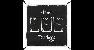 Something Different Altaarkleed 3 Card Tarot Spread Zwart/Wit