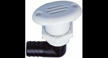 Kunststof tankontluchter - Haaks model - Ovaal