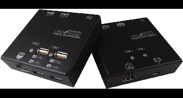 VALUE KVM Extender over Cat.5e/6, HDMI, 4 x USB