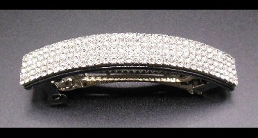 Patentspeld met strass 5 rijen