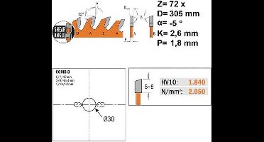 CMT - Universeel zaagblad - Zaagblad - Zagen - 1 Stuk(s)