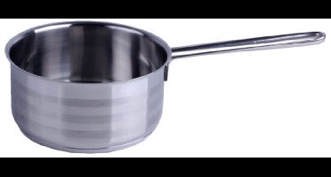 Svenska Living Steelpan/sauspan/juspan - RVS - D14 cm - 1L - Alle Warmtebronnen