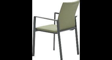 Garden Impressions - Dallas dining fauteuil carbon black/ moss green