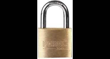 Perel Hangslot 30 mm, met 4-cijferige combinatie en 3 sleutels, lichtgewicht en sterk