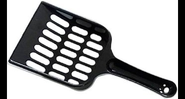 Kattenbak Schepje | Poep Schep | 20 CM | Zwart