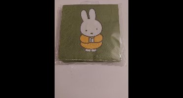 Nijntje Servetten - Groen - 20 Servetten