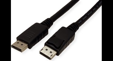 VALUE DisplayPort kabel, DP M/M, zwart, 5 m