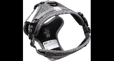 Ultimate Fit No-Pull harnas Safety L - 40-70cm - 77-100cm silver reflective