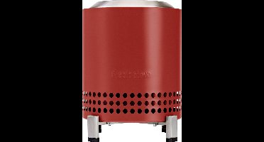 Solo Stove Mesa XL Vuurkorf voor op tafel | Rookarm minivuur voor in de stad en voorsteden, Werkt op pellets of hout, veilig, roestvrij staal, met standaard, reistas, 21,8 x 17,8 cm, 1 kg, Rood
