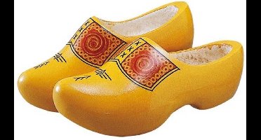 Gevavi Farmer Geel Houten Klompen Uniseks Maat 37-38 24 cm