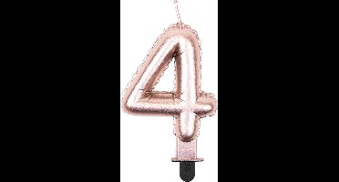Foil balloon candle rose - 4