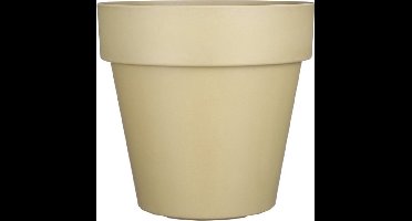Mica Decorations Orion Plantenbak - H28.5 x Ø30 cm - Vezels - Geel