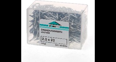 Hoenderdaal Draadkram verzinkt 400 gram 2.0 x 20mm