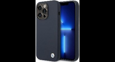 BMW Silicone Back Case - Geschikt voor Apple iPhone 14 Pro (6.1") - Blauw