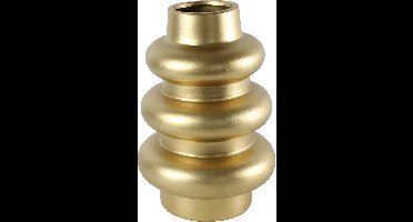 Countryfield bloemenvaas - goud - keramiek - Art Deco de luxe - 26 x 39 cm - Stijlvol interieur