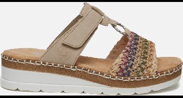 Rieker Touw Sandalen zwart Synthetisch - Dames - Maat 39