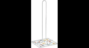 Houder voor keukenpapier Versa Selene Blommor Metaal Staal Hout MDF (16,5 x 31 x 13 cm)