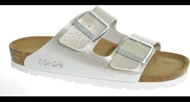 Rohde Alba Softino mule damespantoffelsandaal 5623 01 tweebandjes wit