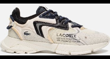 Lacoste L003 Neo Heren Sneakers - Gebroken Wit/Zwart - Maat 44