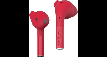 Defunc, Draadloze TWS Bluetooth 5.2 Oortelefoons Waterdicht IPX4 True Talk Model, Rood