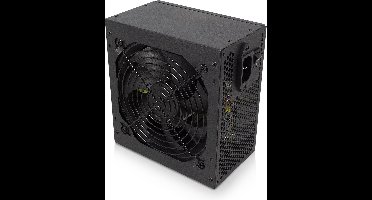 Eminent EM3908 | 600 Watt ATX Voeding | 20+4 pins | Actieve koeling | Zwart