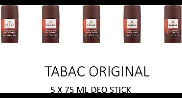 MULTI BUNDEL 5 stuks Tabac Original Deodorant Stick 75ml