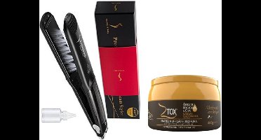 Zap Ztox mascara Regeneração olie Macadamia & Chia 400g- Professionele Stoom Stijltang - Stijltang - Krultang