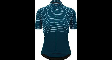 Santini Colore Riga - Women'S S/S Jersey BLAUW - Maat M