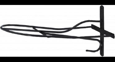 Excellent zadelhouder – Zadelsteun – Zadeldrager – Paard – Metaal/Kunststof - Zwart – 54 cm