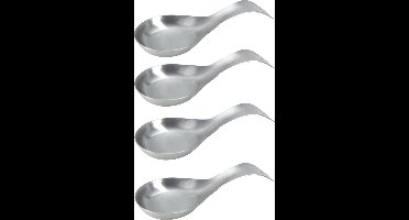 Excellent Houseware Amuselepel - 12x - Serveren kleine hapjes - rvs - 20 cm