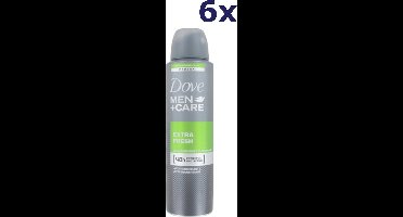 Dove Men+Care - Deodorant - Spray - Extra Fresh - 150ml x 6