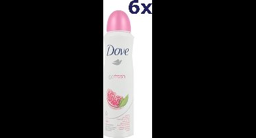 6x Dove Deospray - Go Fresh Granaatappel 150 ml.