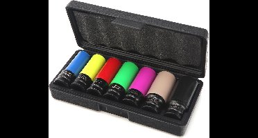 HBM 7 DLG 1/2 Lange Krachtdoppenset