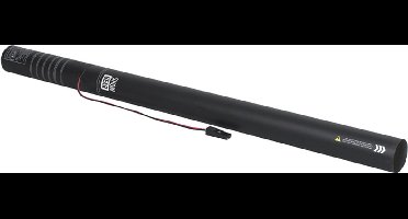 Confetti Kanon Elektrisch Showgear 80cm PRO Wit/Zilver Streamers