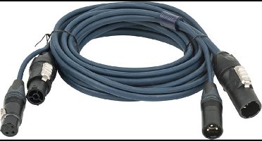Combikabel DAP FP1315 - PowerCON True1 & 3-pin XLR 15 m