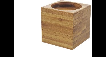 Meubelverhogers in bamboe 7,5 - 13,5 cm: Kleine verhoging met 7,5 cm - set van 4 stuks